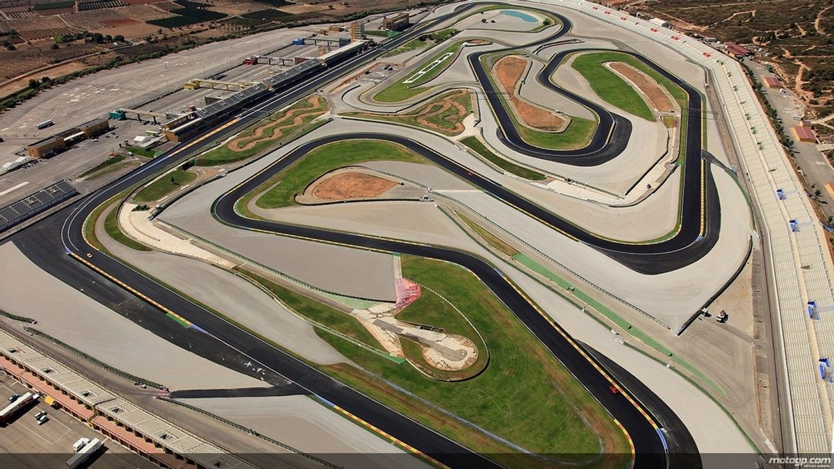 El nuevo trazado del circuito Ricardo Tormo de Valencia