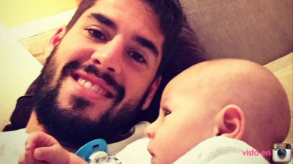Isco Jr, un nuevo protagonista de las redes sociales (al menos de las de sus padres)