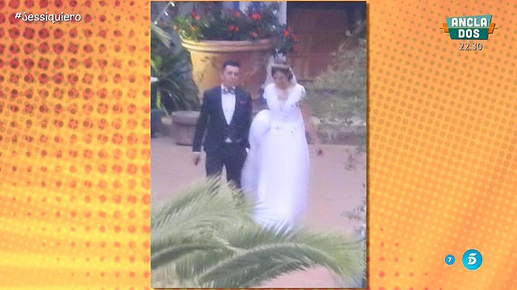 La modelo y el futbolista celebraban el enlace en una finca en Marbella