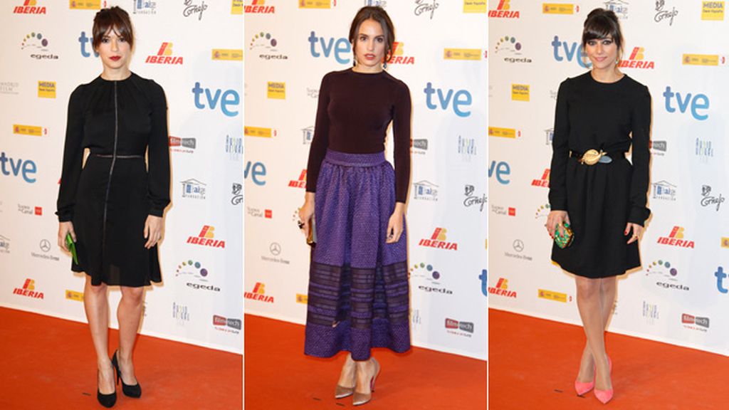 Verónica Sánchez, Verónica Echegui y Marian Hernández eligieron looks discretos pero elegantes