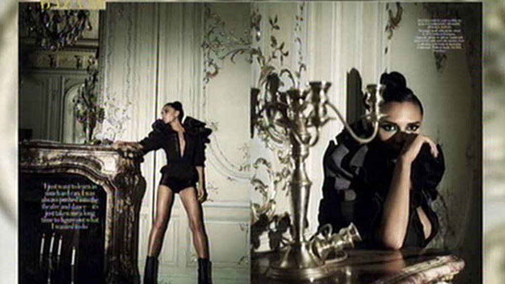 Victoria Beckham, muy sexy en la portada de 'Harper's Bazaar'