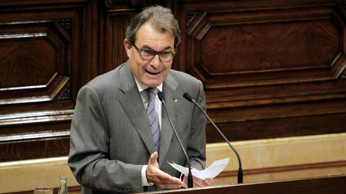 Artur Mas en la segunda jornada del Debate de Política General