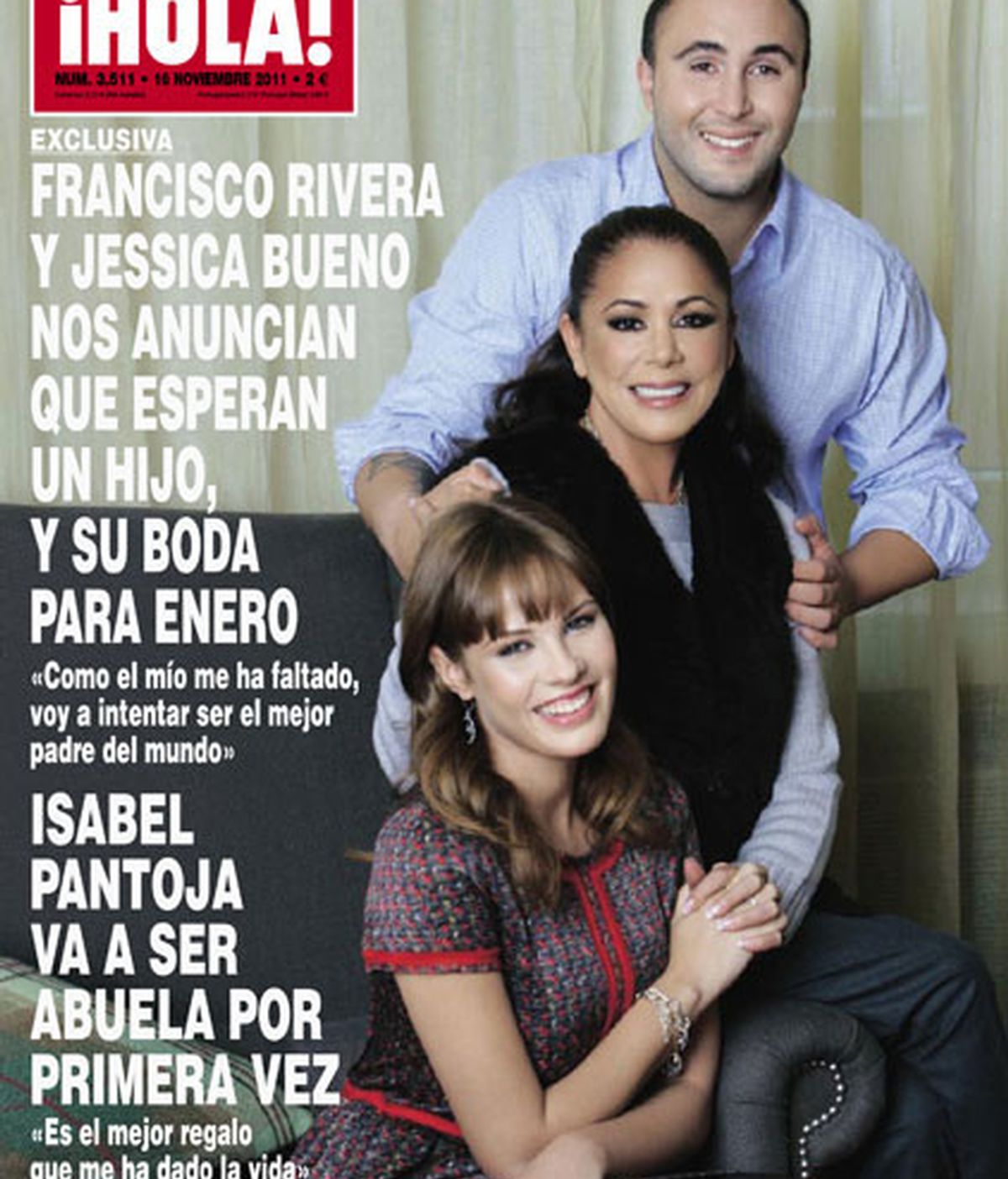 Francisco Rivera y Jessica Bueno esperan un hijo