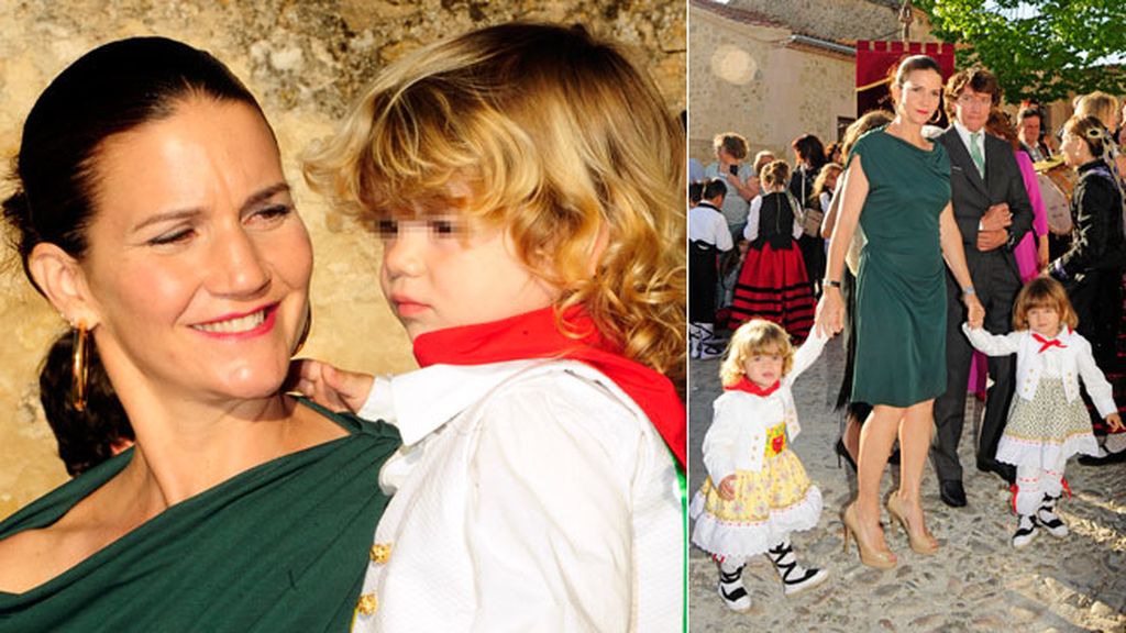 Samantha Vallejo-Nágera apostó por el color verde para el evento