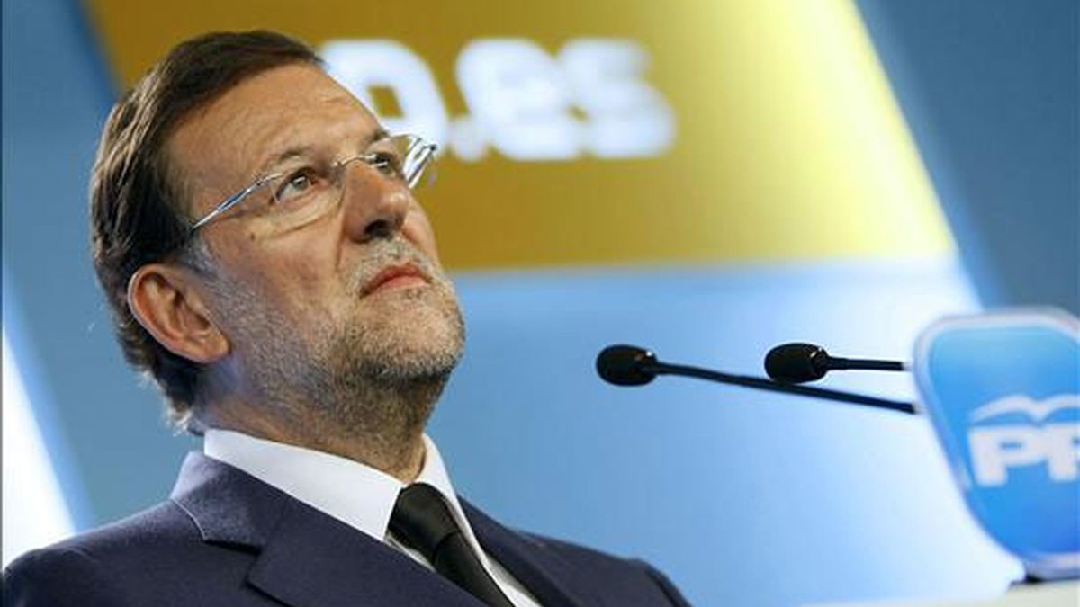 Imagen de archivo del presidente del PP, Mariano Rajoy