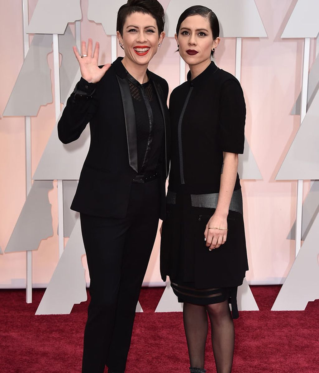 Las 'vips' eligen negro, plata y rojo para vestir en la alfombra roja de los Oscar