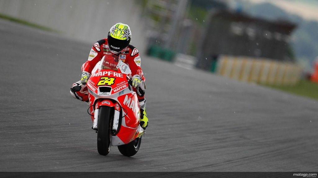Toni Elias durante la QP de Moto2™