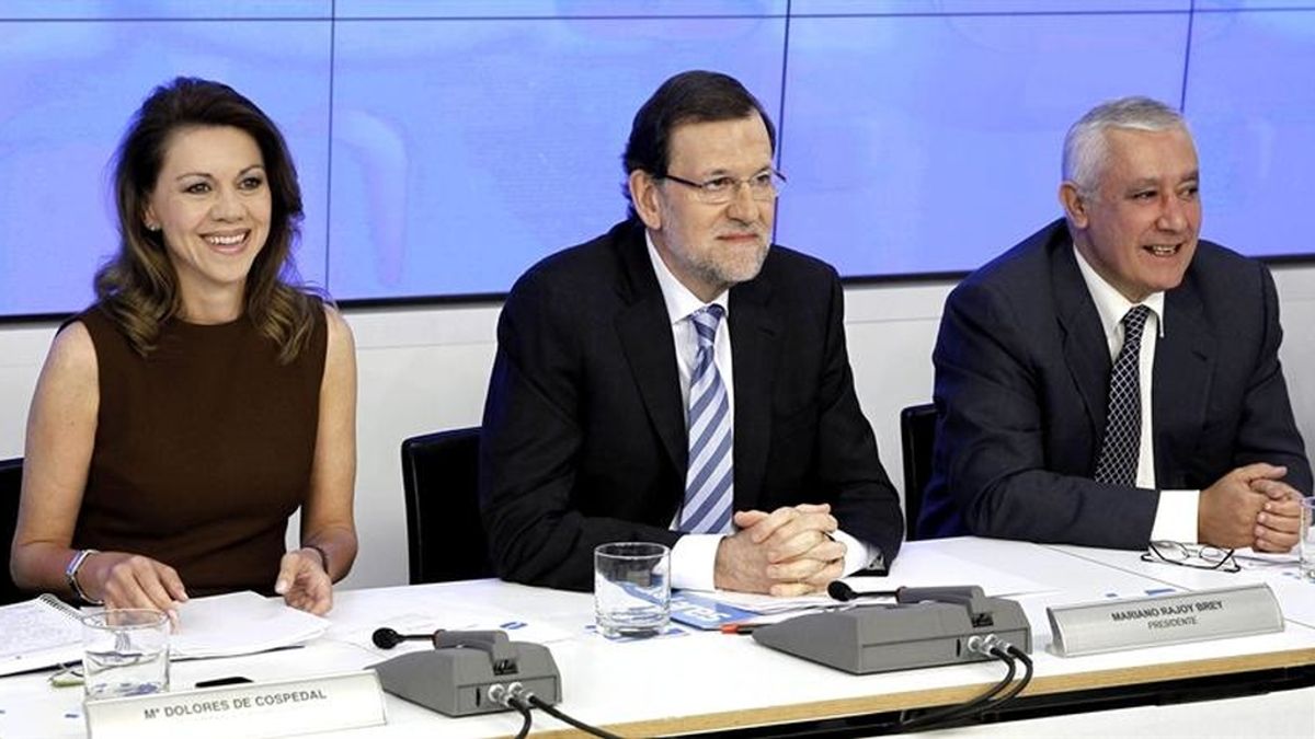 Mariano Rajoy en la Junta Directiva Nacional del PP