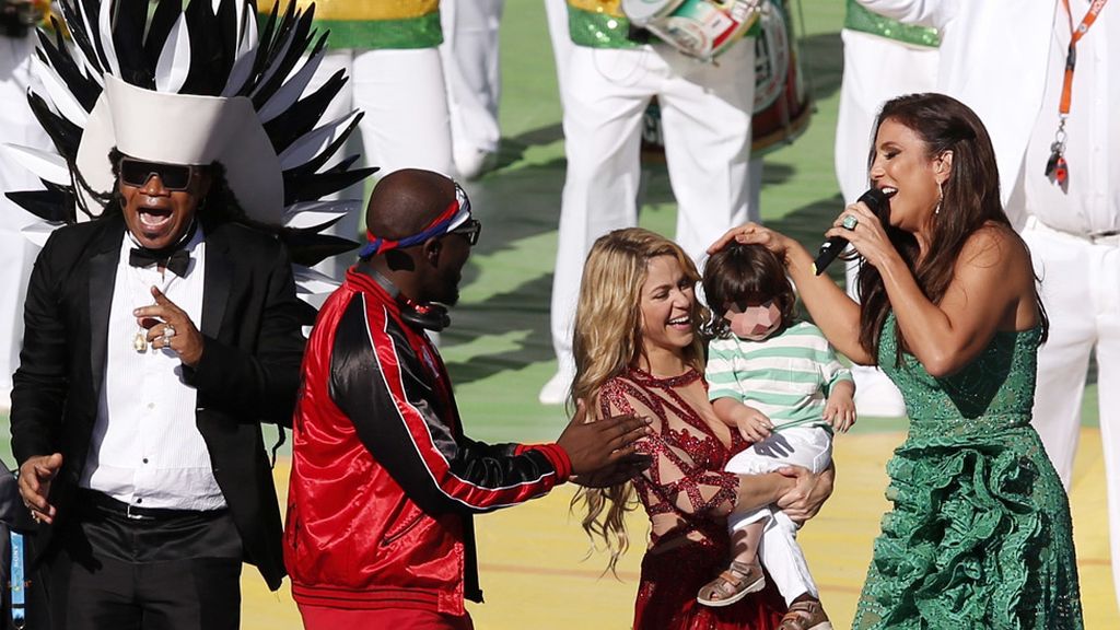 Shakira y Milan fueron los protagonistas de la ceremonia de clausura
