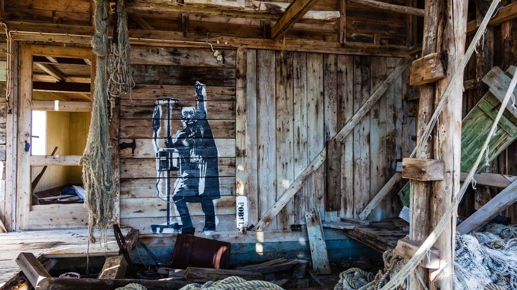 Arte callejero abandonado