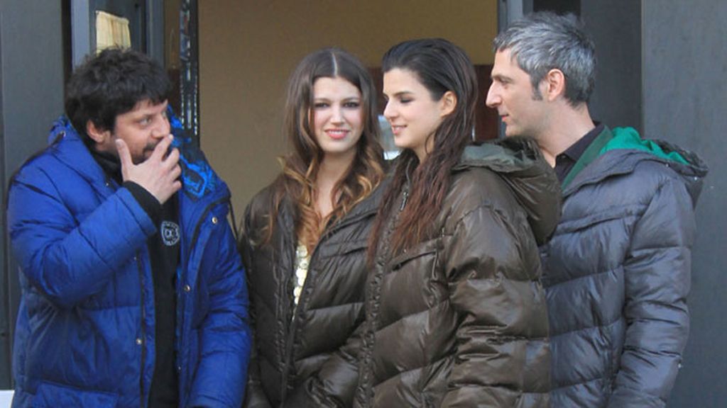 Los actores Úrsula Corberó, Clara Lago y Ernesto Alterio