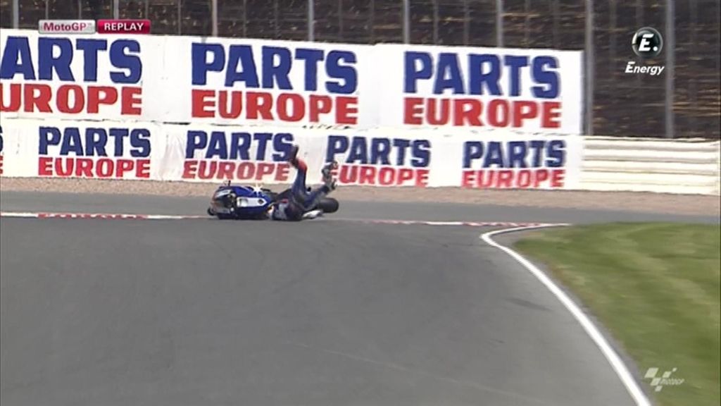 Caída en los Libres 2 de Sachsenring