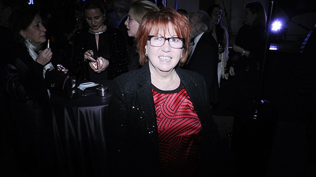 La periodista Rosa Villacastín en el cocktail previo a la entrega de premios