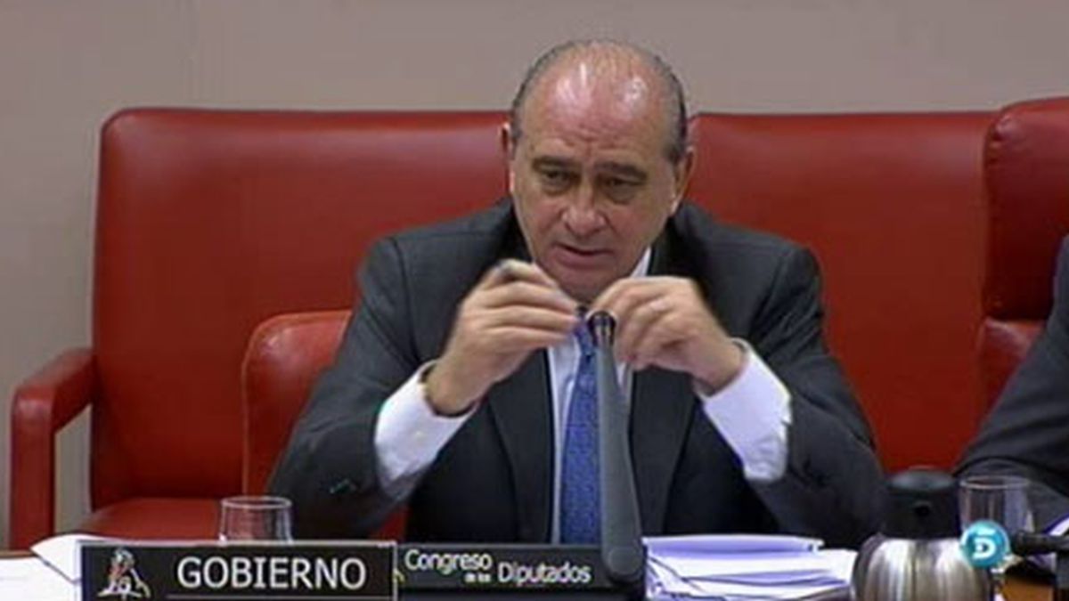 El ministro de Interior, Jorge Fernández Díaz,