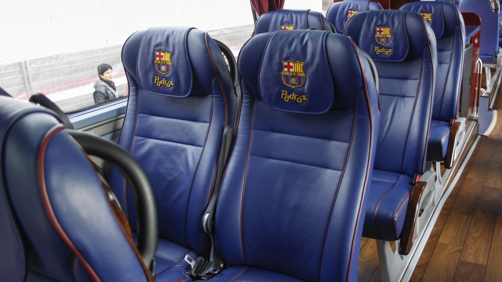 El flamante nuevo autobús del Barça