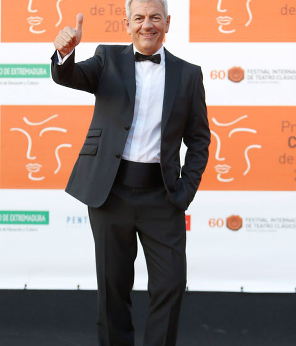 Carlos Sobera hizo de maestro de ceremonia, en el papel de emperador Augusto