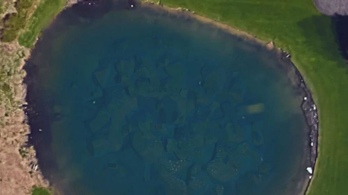 Lago visto desde Google Maps