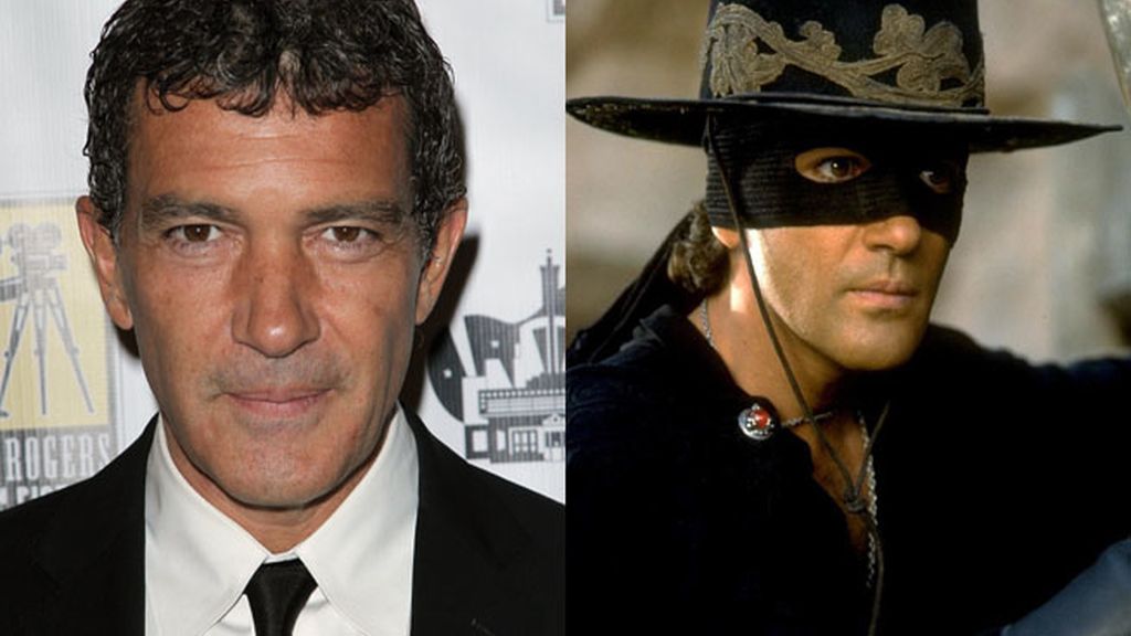 Antonio Banderas en "El zorro"