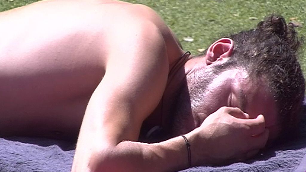 Disfrutando del sol en la terraza