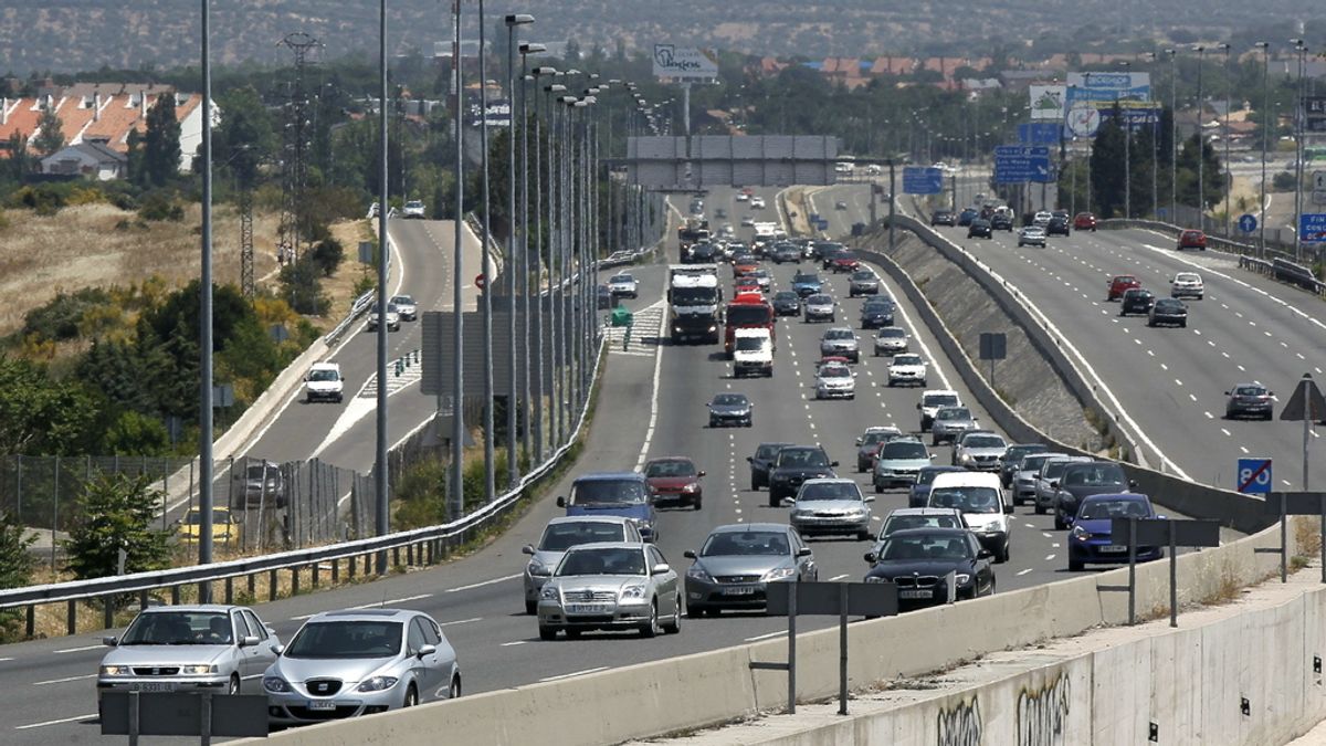 Tráfico en las carreteras españolas. Foto: Efe