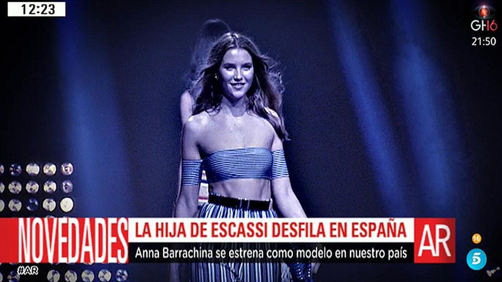 Ana Barrachina, la hija de Álvaro Muñoz Escassi, debuta como modelo en España