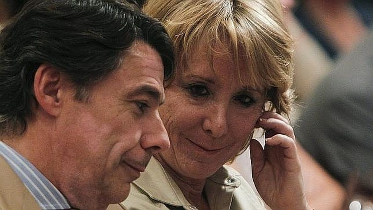 Esperanza Aguirre con Ignacio González en una imagen de archivo