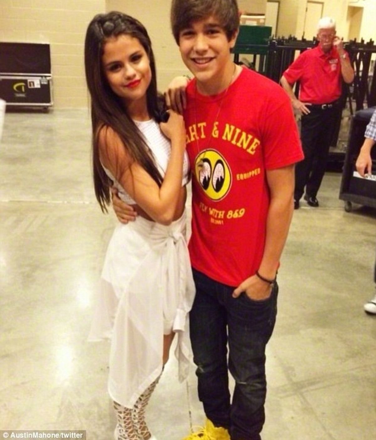 Selena Gomez y Austin Mahone