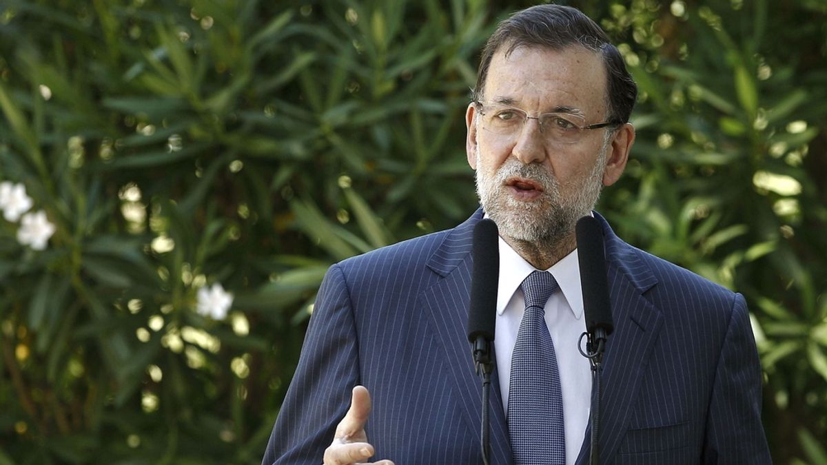 Rajoy comparece ante los medios tras despachar con el Rey en Marivent