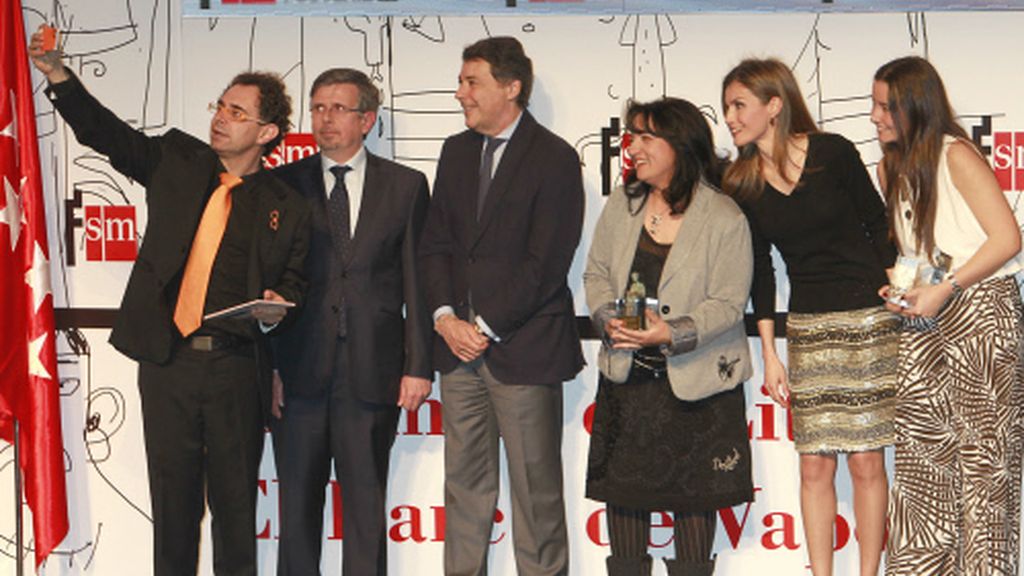 La Princesa Letizia durante los premios Barco de Vapor