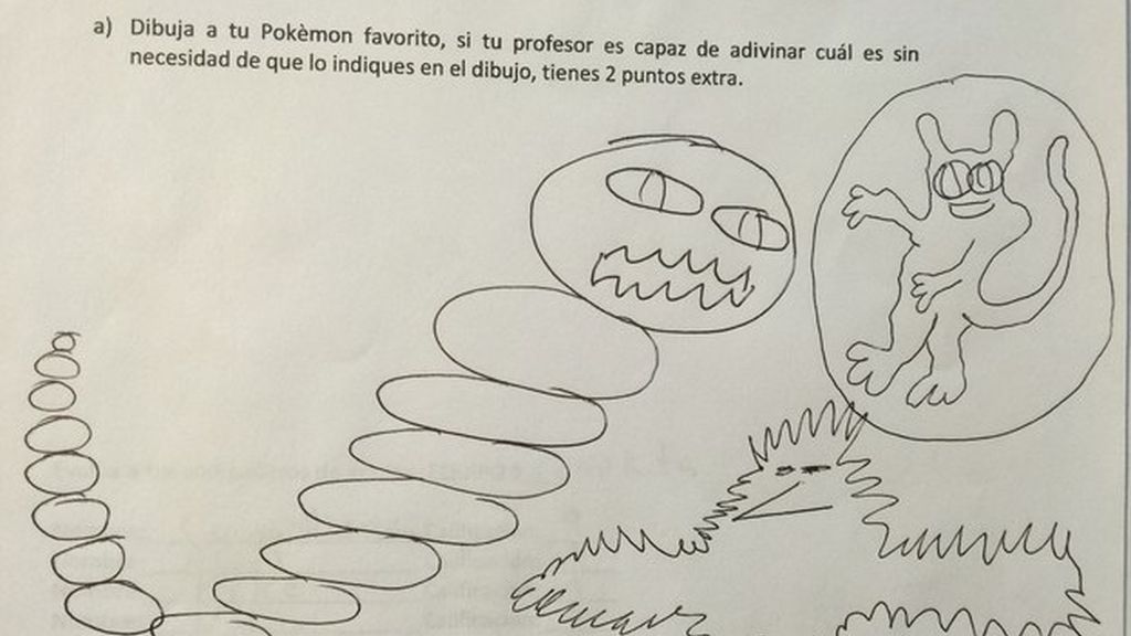 Un profesor da puntos extra si sus alumnos dibujan bien un Pokémon