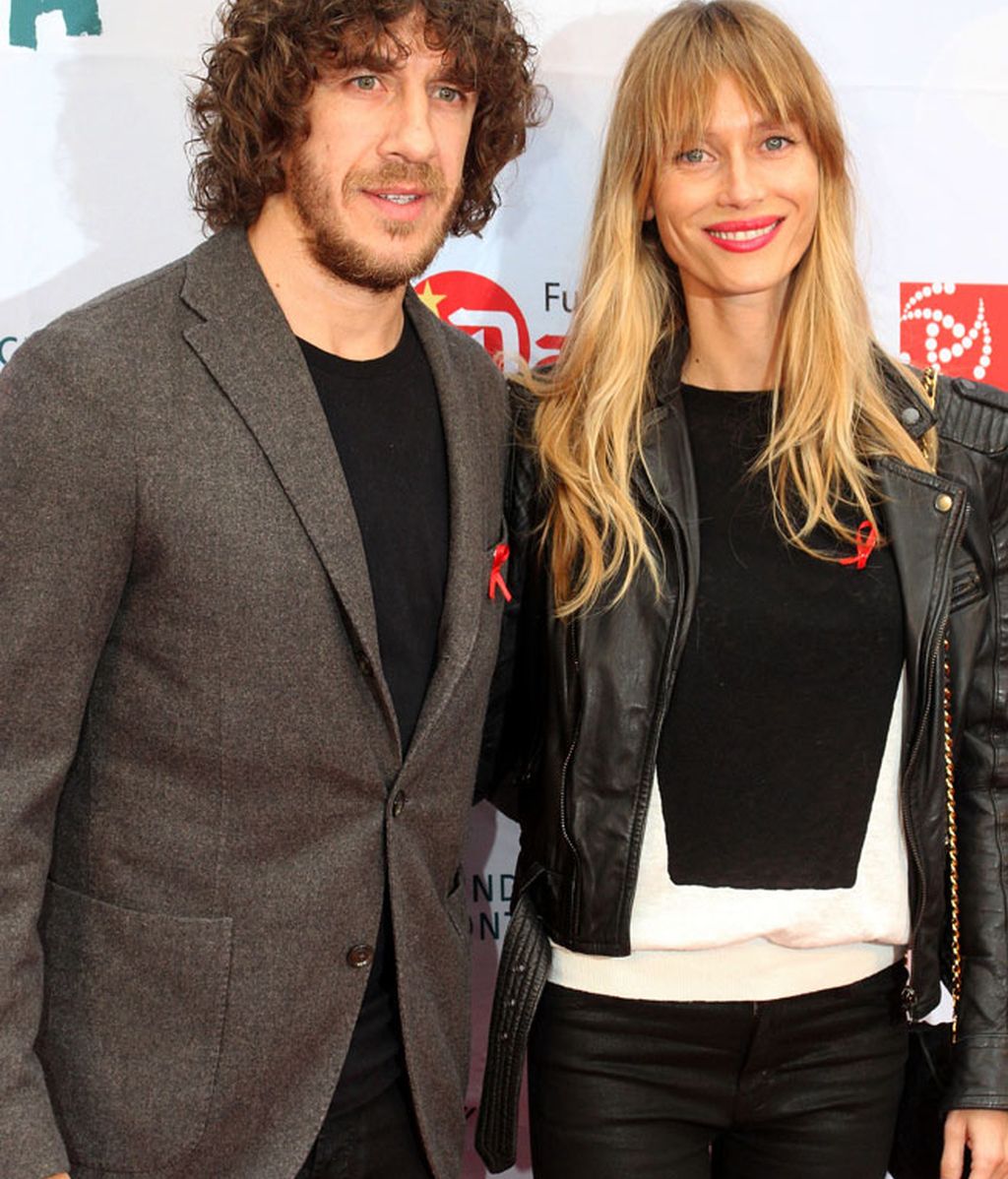 Vanesa Lorenzo y Carles Puyol, una pareja solidaria