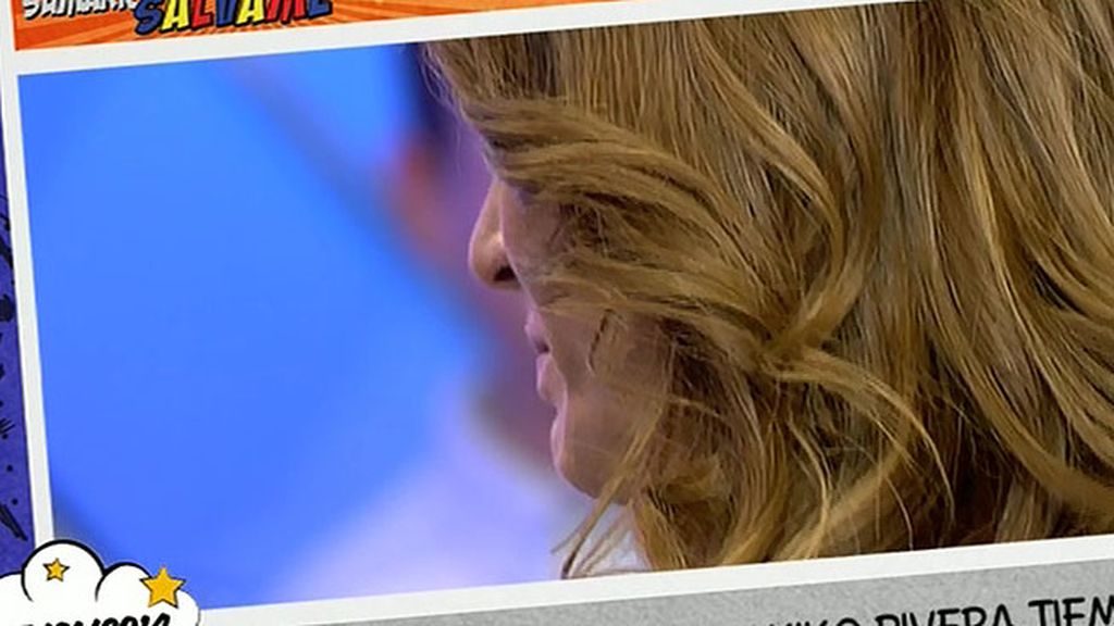 La colaboradora de 'Sálvame' no puede evitar las lágrimas