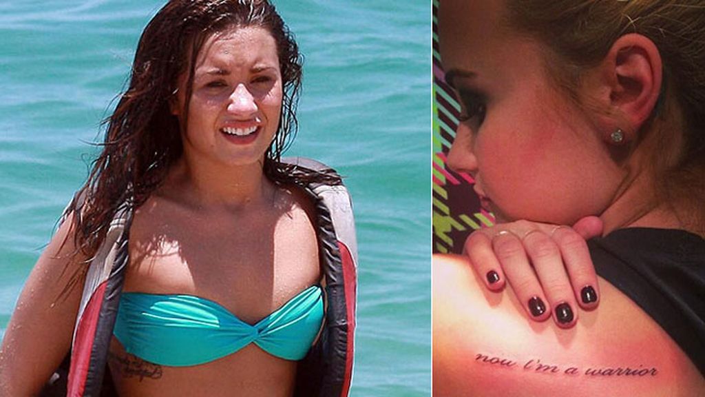Romina Bellucccio, Megan Fox, Miley Cyrus... los tatuajes de frases lapidarias de las celebs