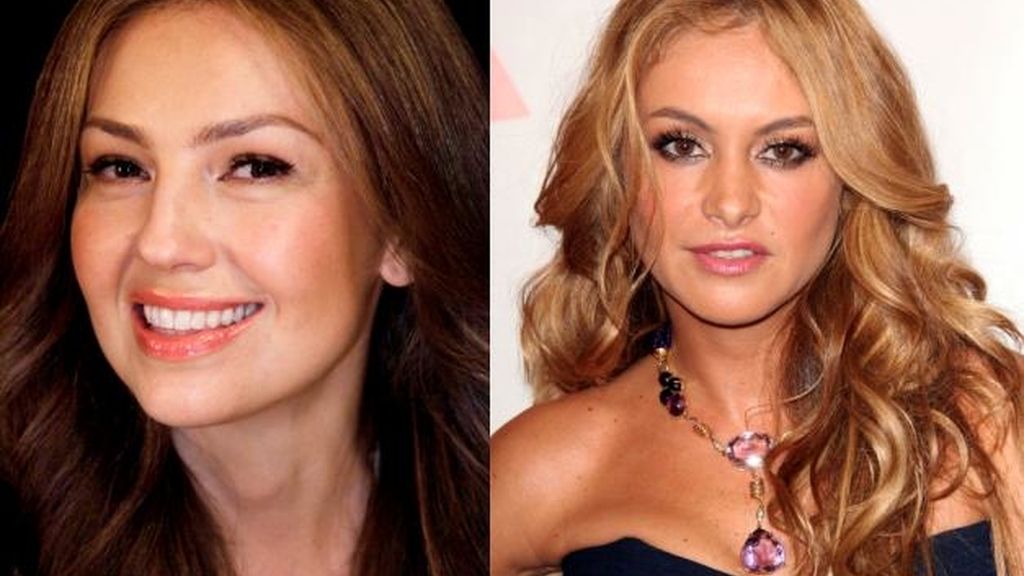 Thalía y Paulina Rubio