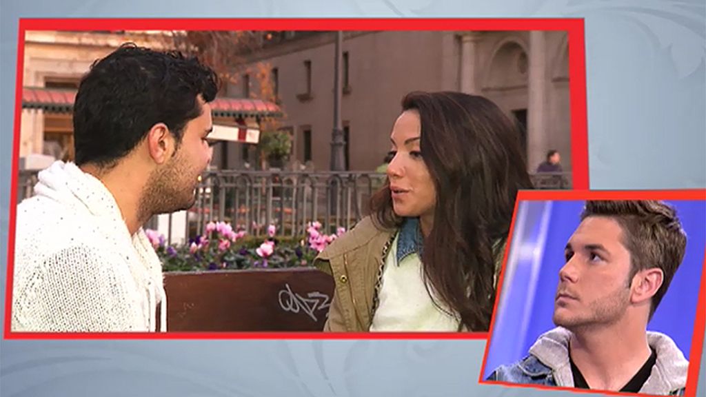 Samira se despide de Javier con un beso