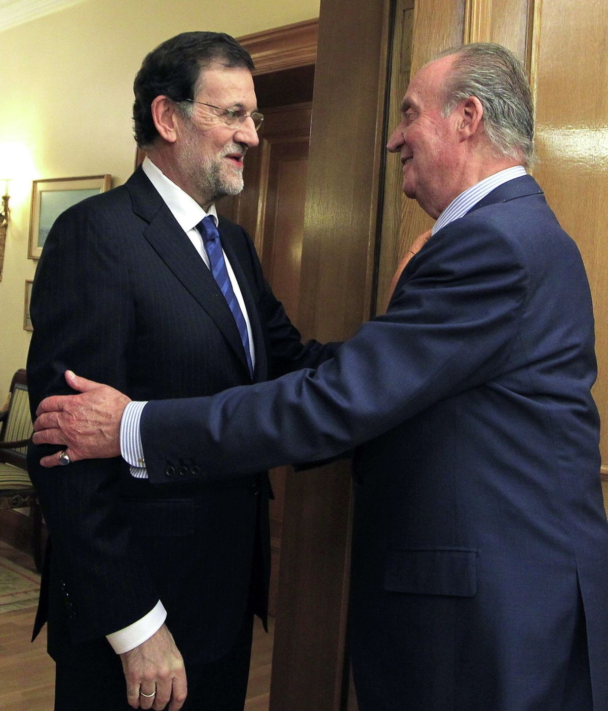 El rey recibe en audiencia a Mariano Rajoy