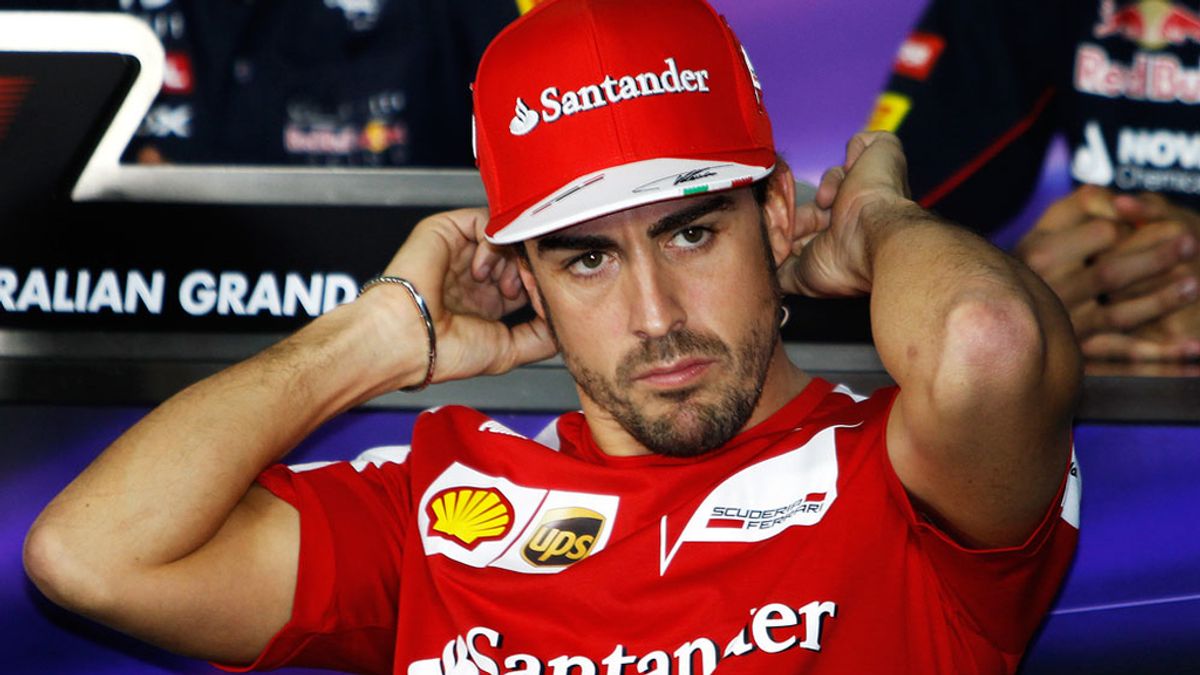 Fernando Alonso en la rueda de prensa previa al GP de Australia 2013