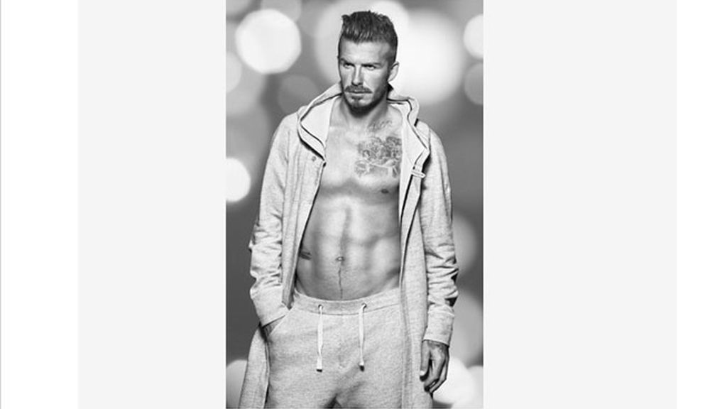 David Beckham se quita los pantalones