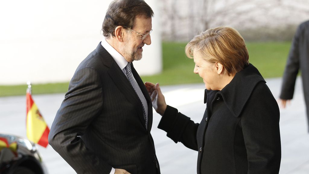 Rajoy y Merkel, en Berlín Rajoy y Merkel, en Berlín