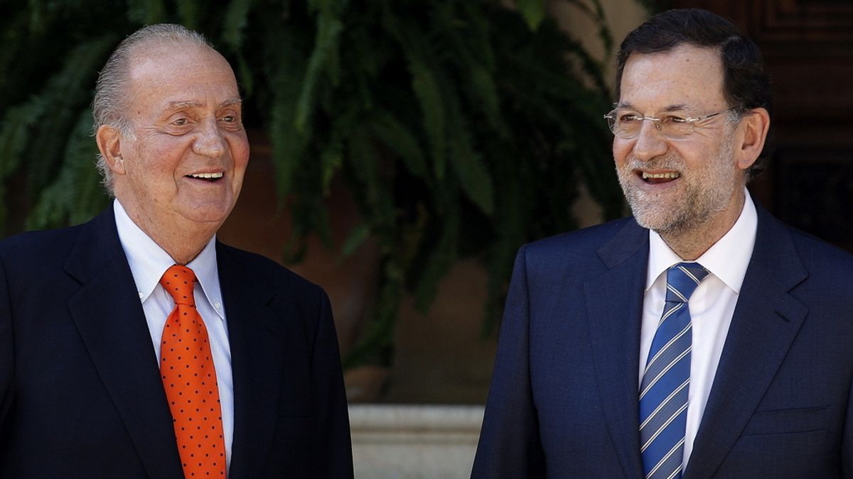 El rey y Rajoy despachan en Marivent