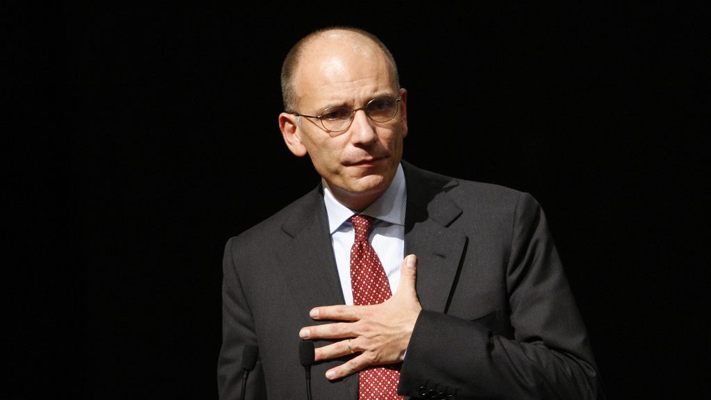 El primer ministro italiano Enrico Letta