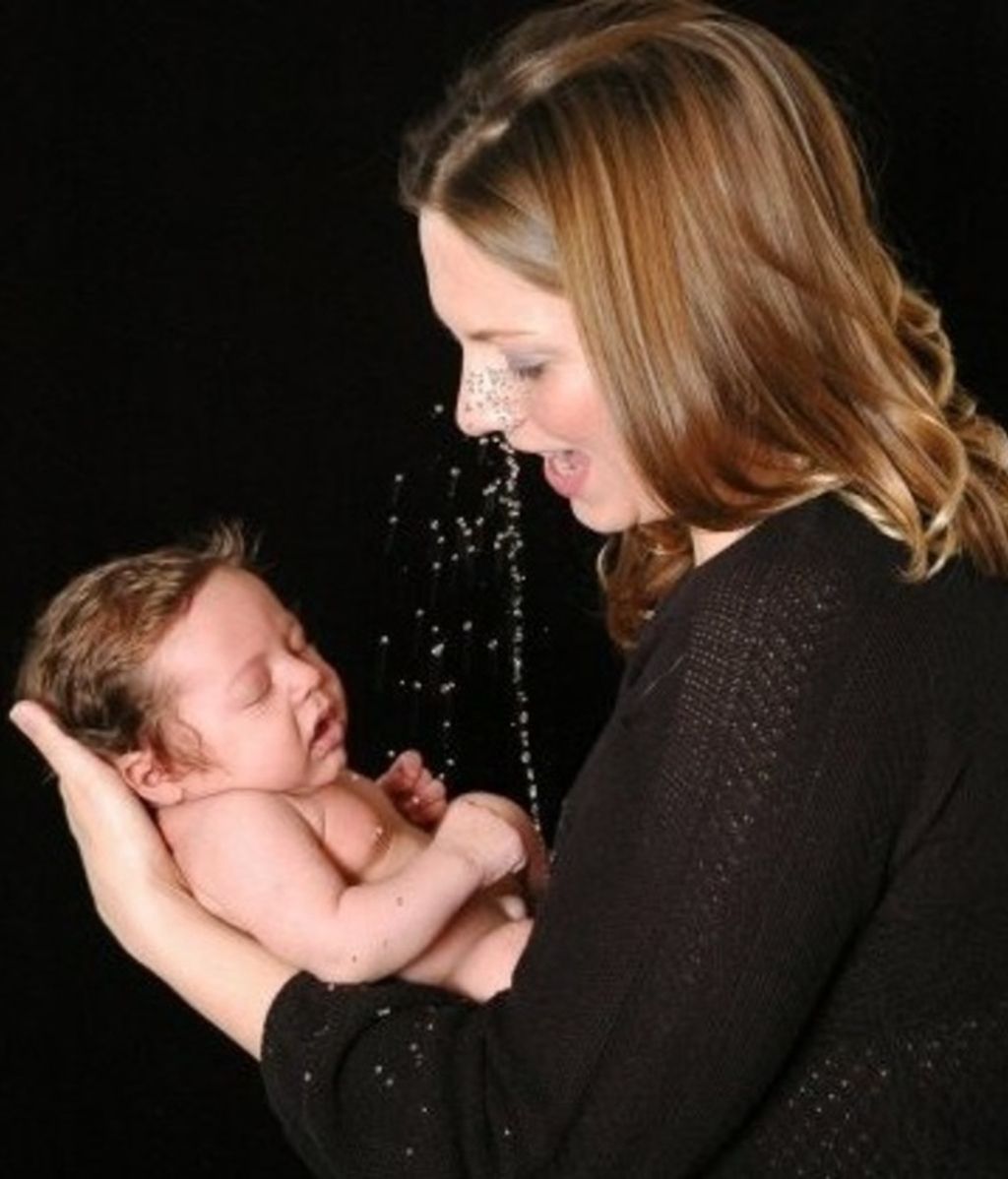 Los más pequeños también saben poner mala cara