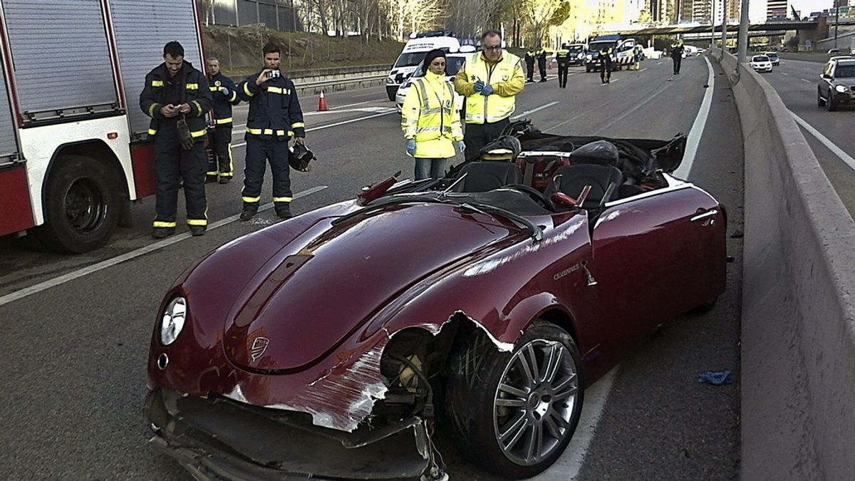 Accidente en Madrid