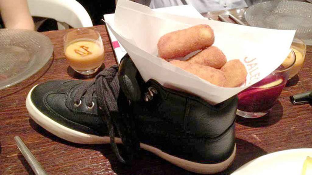 Extrañas maneras de servir platos de comida