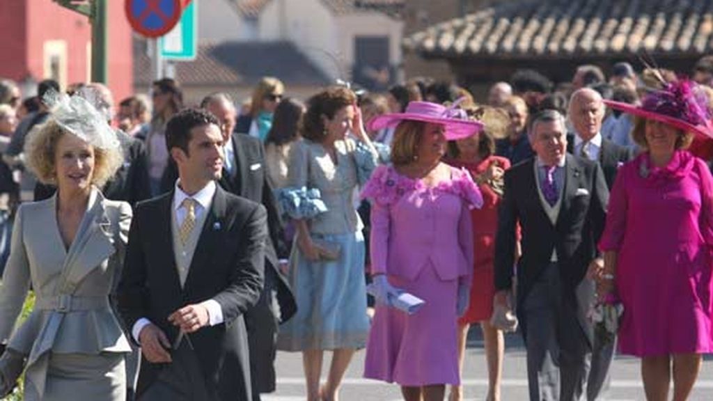 Los invitados a la boda de Rafael Medina y Laura Vecino