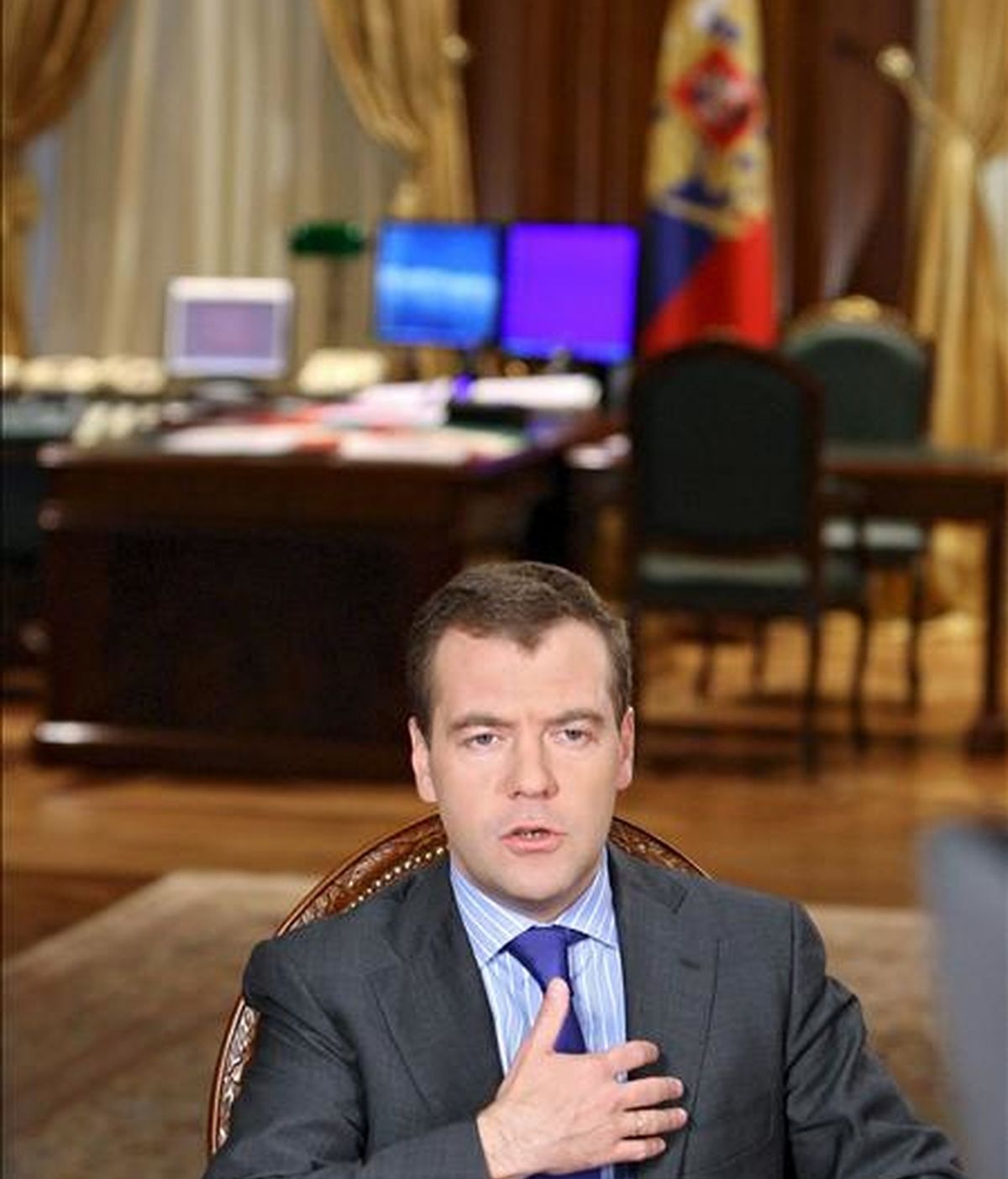 El presidente ruso, Dmitri Medvédev. EFE/Archivo