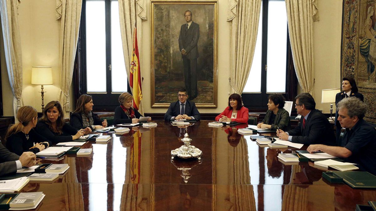 Primera reunión del a mesa del Congreso