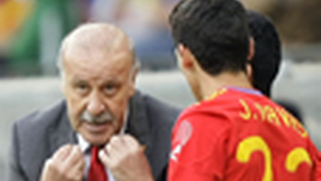 Del Bosque da instrucciones a Navas