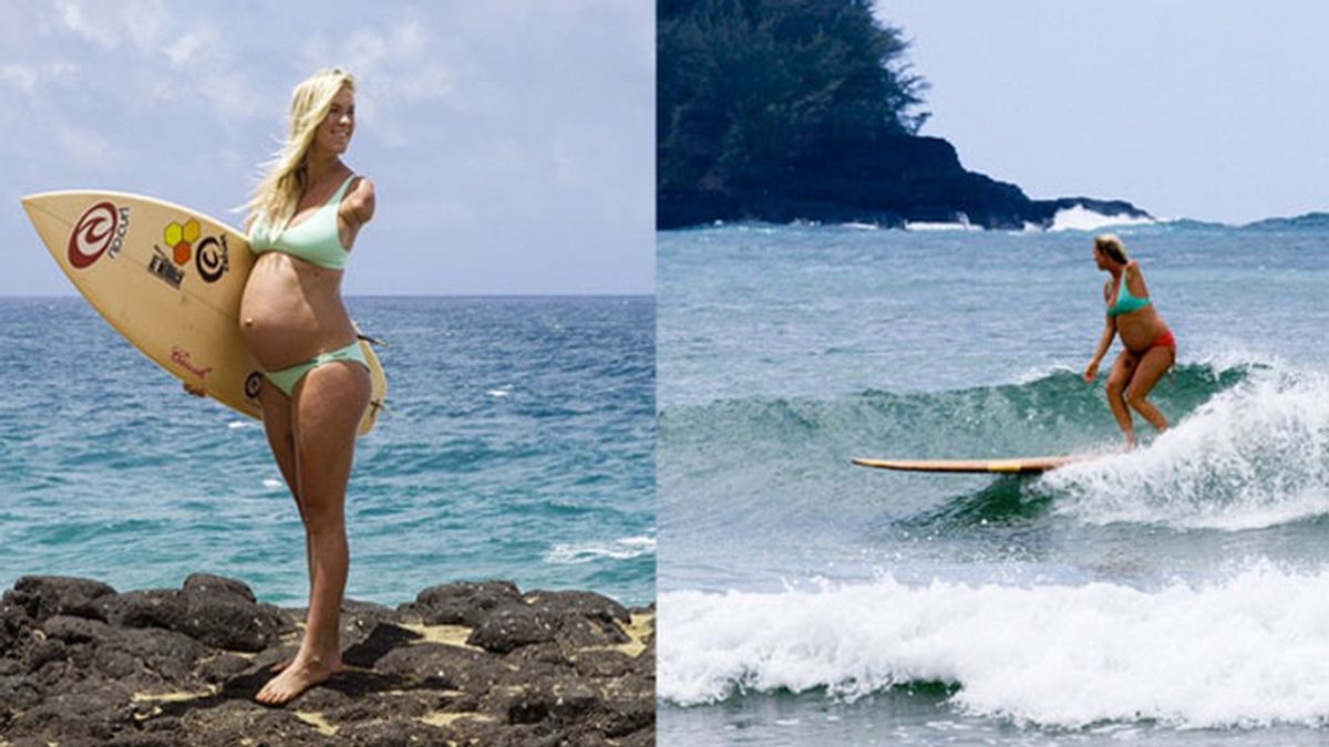 Bethany Hamilton, surfista embarazada, soul surfer, surfista manca,