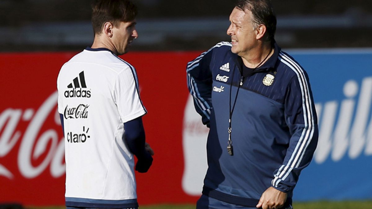 Martino: "Messi no se borró del amistoso ante México"